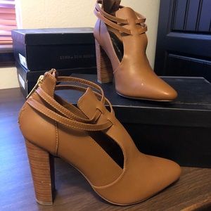 Brown dress heels